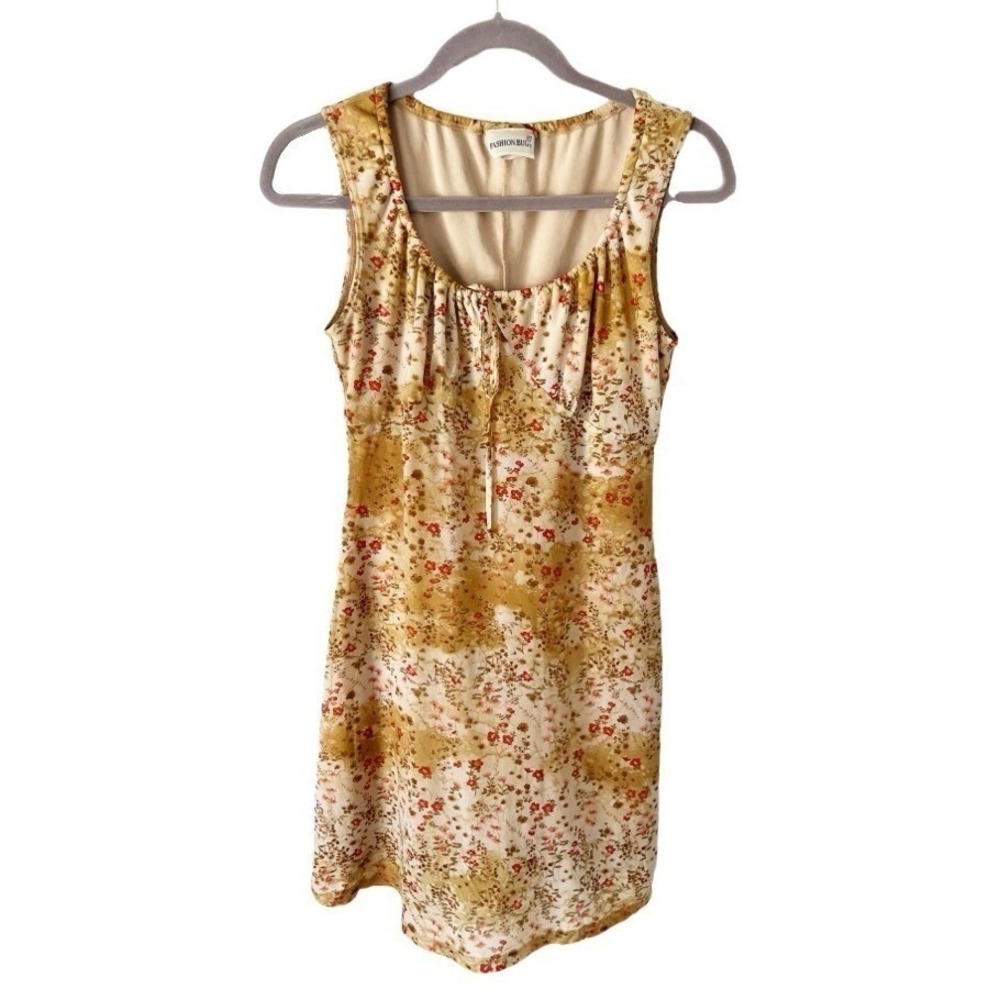 Vintage Fashion Bug 90s Fairy Grunge Empire Waist Floral Babydoll Dress Small